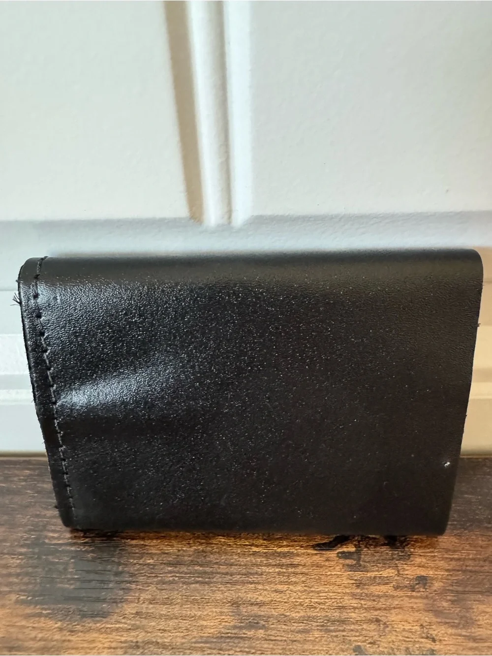 Harley Davidson Genuine Leather Biker Wallet Eagle Made in USA Black
